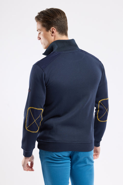 Gilet zippé à coudières - coton - Le Comptoir Maritime - 4