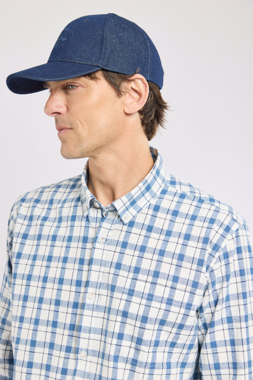 Chemise à carreaux - coton et lin - Le Comptoir Maritime - 2