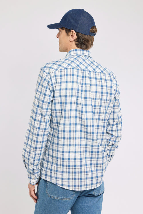 Chemise à carreaux - coton et lin - Le Comptoir Maritime - 4