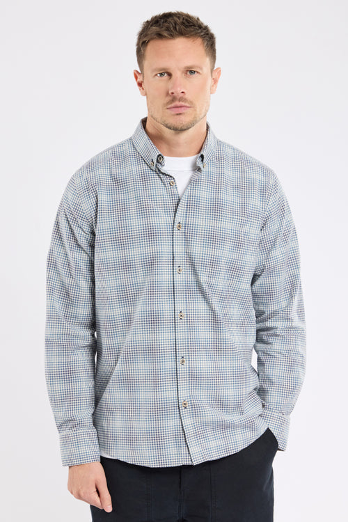 Chemise coupe droite - coton et lin - Le Comptoir Maritime - 1