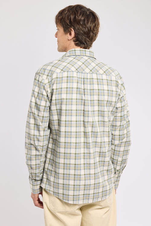 Chemise à carreaux - coton et lin - Le Comptoir Maritime - 5