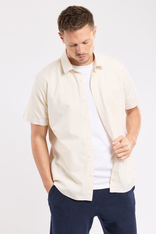 Chemise manches courtes Héritage - coton - Le Comptoir Maritime - 4