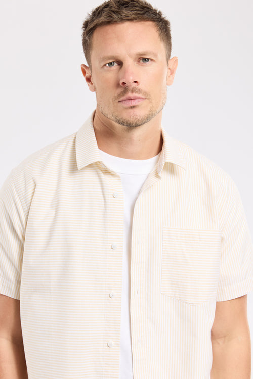Chemise manches courtes Héritage - coton - Le Comptoir Maritime - 2