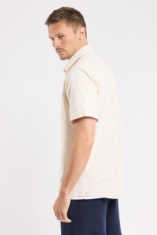 Chemise manches courtes Héritage - coton - Le Comptoir Maritime - 5