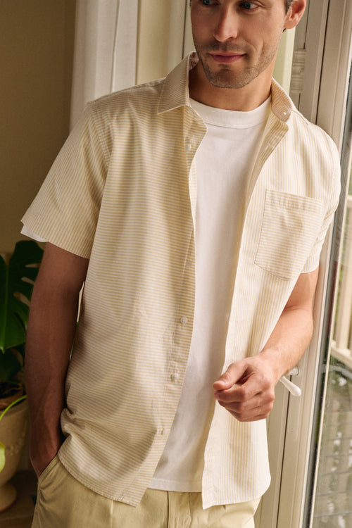 Chemise manches courtes Héritage - coton - Le Comptoir Maritime - 1