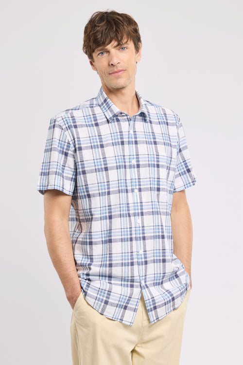 Chemise manches courtes - coton et lin - Le Comptoir Maritime - 1