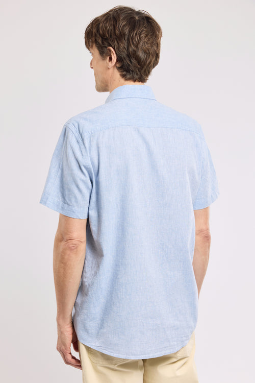 Chemise manches courtes - coton et lin - Le Comptoir Maritime - 4