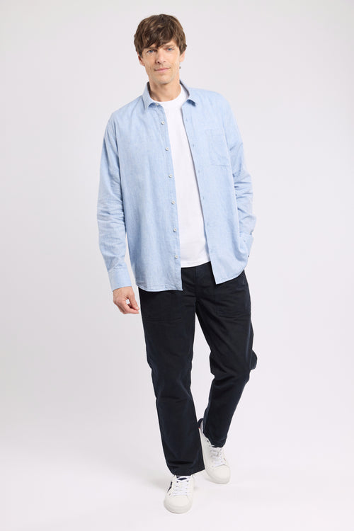 Chemise coupe confort - coton et lin - Le Comptoir Maritime - 3