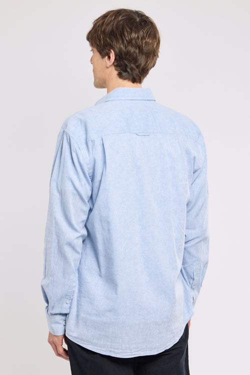 Chemise coupe confort - coton et lin - Le Comptoir Maritime - 4