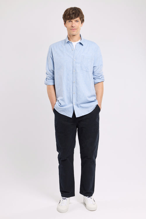Chemise coupe confort - coton et lin - Le Comptoir Maritime - 6