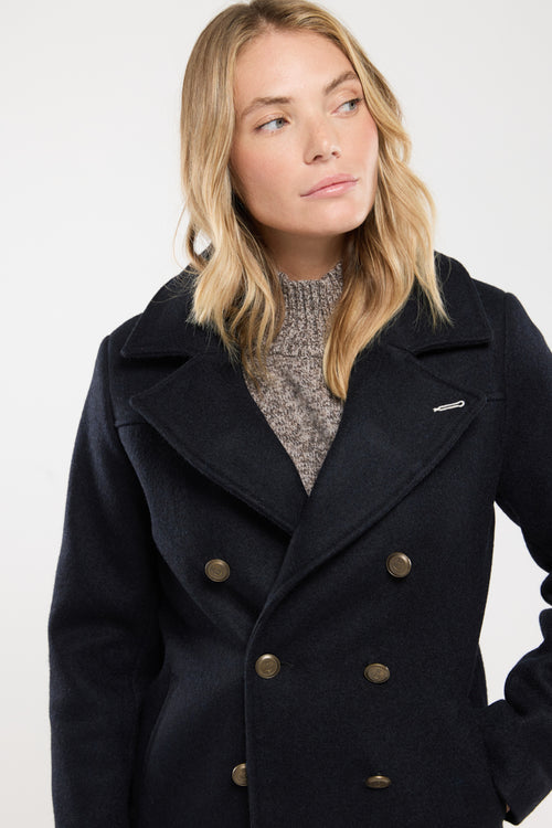 Caban Pointe du Raz - drap de laine - Le Comptoir Maritime - 4