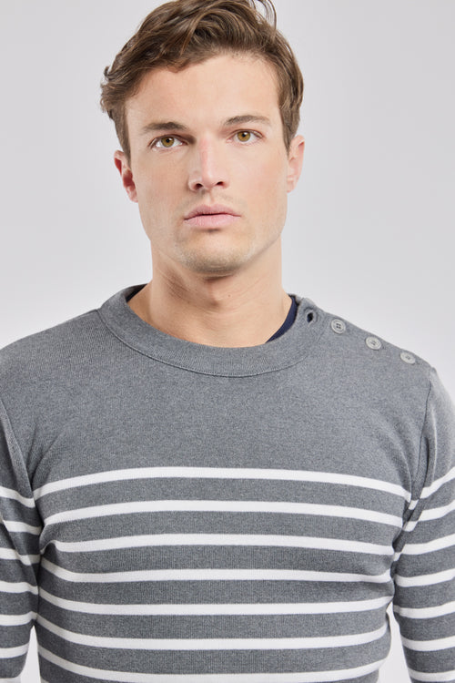 Pull marin Goulenez - laine mérinos - Le Comptoir Maritime - 2