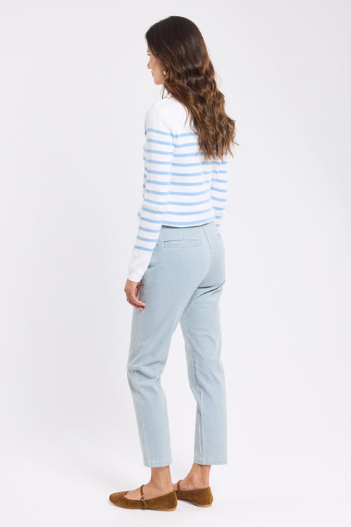 Pantalon rayé 7/8 - coton - Le Comptoir Maritime - 3