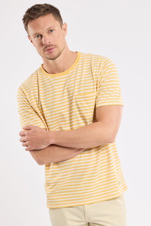 T-shirt rayé - coton et lin - Le Comptoir Maritime - 1