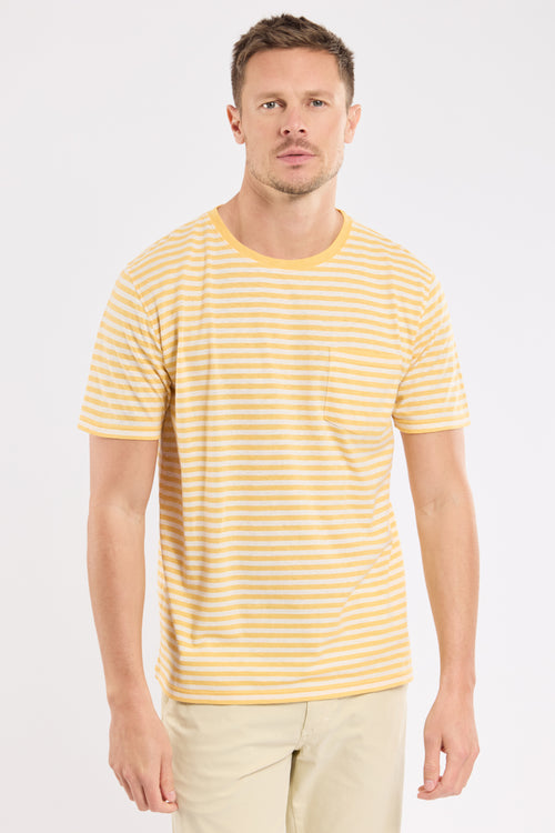 T-shirt rayé - coton et lin - Le Comptoir Maritime - 4
