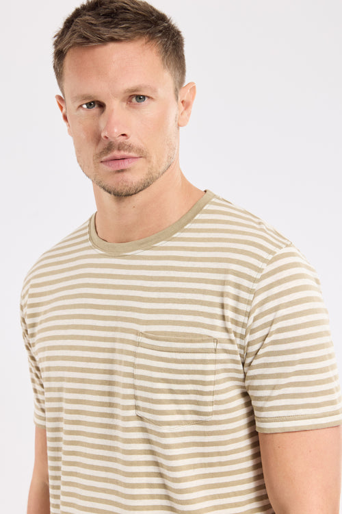 T-shirt rayé - coton et lin - Le Comptoir Maritime - 2