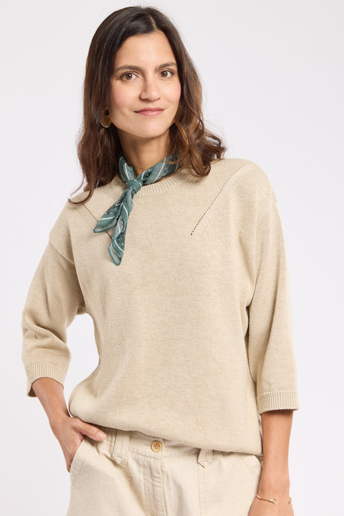 Pull col bateau Heritage - coton - Le Comptoir Maritime - 4