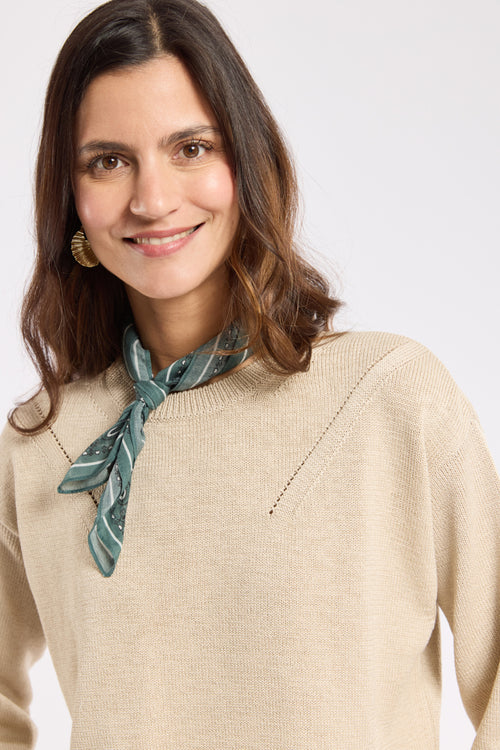 Pull col bateau Heritage - coton - Le Comptoir Maritime - 4