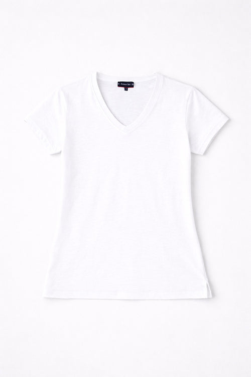 T-shirt col V - coton flammé - Le Comptoir Maritime - 2