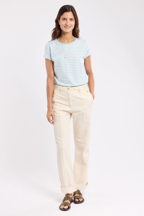 T-shirt rayé - coton et lin - Le Comptoir Maritime - 3