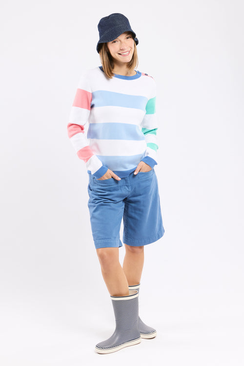 Pull marin tricolore - coton - Le Comptoir Maritime - 4