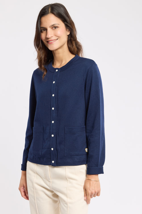 Cardigan boutonné - coton rustique - Le Comptoir Maritime - 1