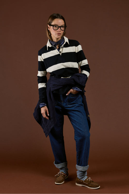 Jean taille élastique - coton - Le Comptoir Maritime - 6