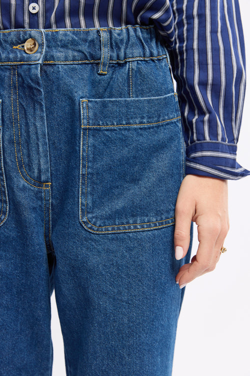 Jean taille élastique - coton - Le Comptoir Maritime - 2