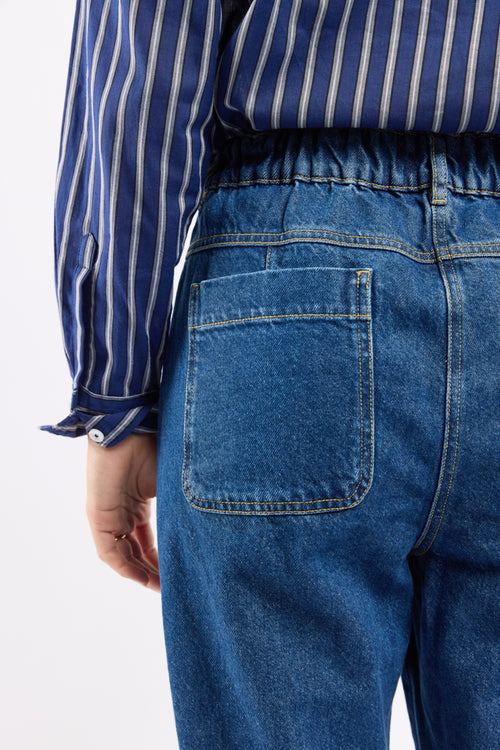 Jean taille élastique - coton - Le Comptoir Maritime - 5
