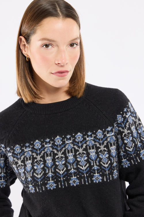 Pull jacquard Héritage - laine - Le Comptoir Maritime - 3