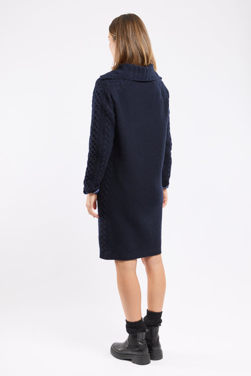 Robe maille torsadée - laine - Le Comptoir Maritime - 4