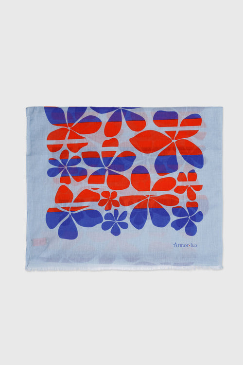 Foulard fleurs - coton - Le Comptoir Maritime - 2