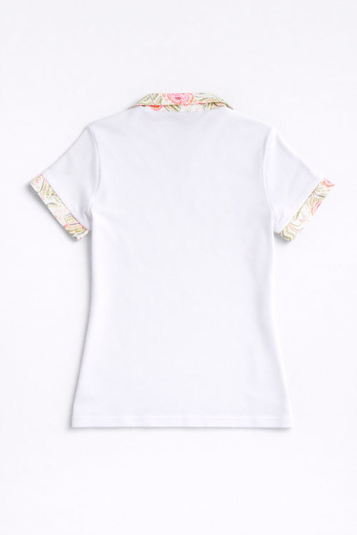 Polo motifs fleuris - coton - Le Comptoir Maritime - 3