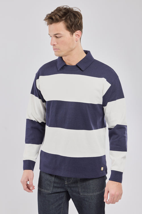 Sweat col polo manches longues - Le Comptoir Maritime - 2