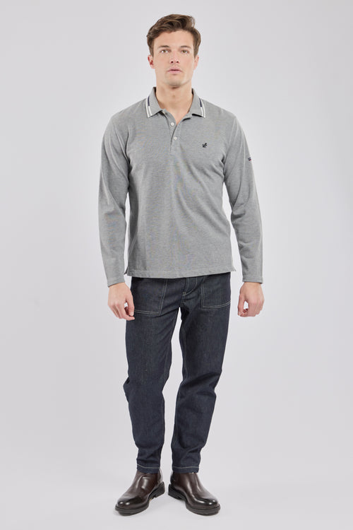 Polo manches longues piqué - Le Comptoir Maritime - 3