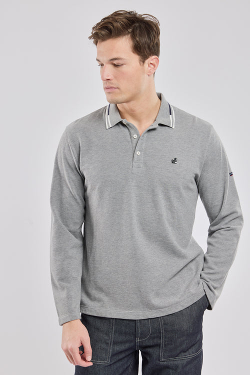 Polo manches longues piqué - Le Comptoir Maritime - 1