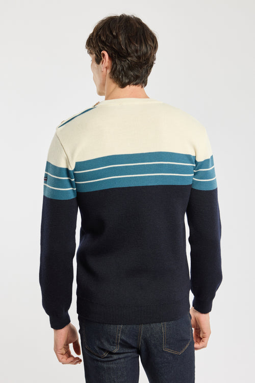 Pull marin bloc color - laine - Le Comptoir Maritime - 4