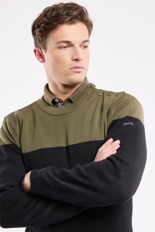 Pull marin bi-color - Le Comptoir Maritime - 1