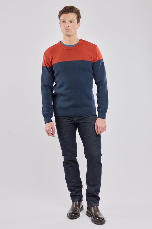 Pull marin bi-color - Le Comptoir Maritime - 3