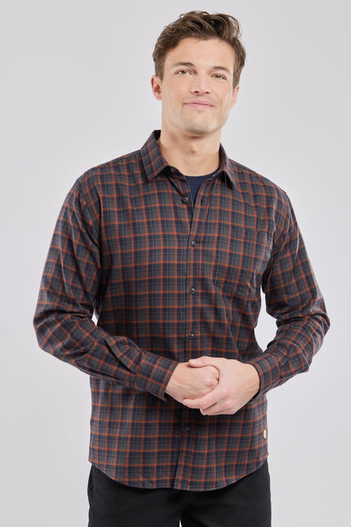 Chemise manches longues droite col souple - Le Comptoir Maritime - 1
