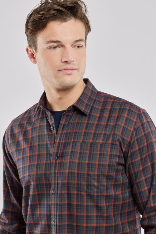 Chemise manches longues droite col souple - Le Comptoir Maritime - 3