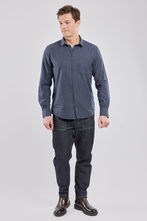 Chemise manches longues droite col souple - Le Comptoir Maritime - 3
