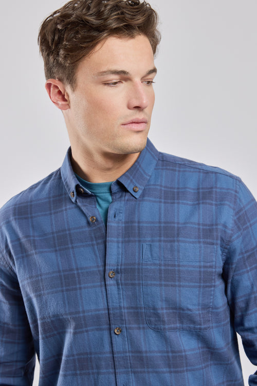 Chemise manches longues confort col boutonné - Le Comptoir Maritime - 3