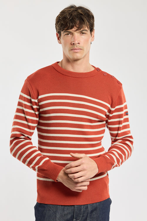 Pull marin Paimpol - laine et acrylique - Le Comptoir Maritime - 1