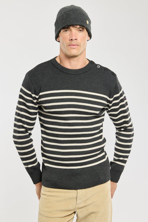 Pull marin Paimpol - laine et acrylique - Le Comptoir Maritime - 4