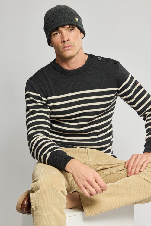 Pull marin Paimpol - laine et acrylique - Le Comptoir Maritime - 1