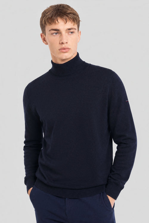 Pull col roulé  Ferel - laine mérinos - Le Comptoir Maritime - 1