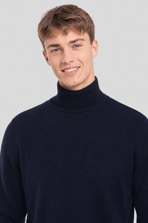 Pull col roulé  Ferel - laine mérinos - Le Comptoir Maritime - 2