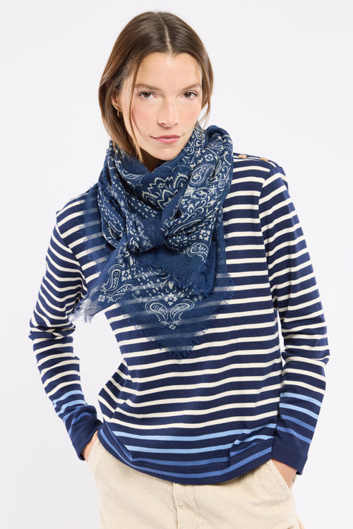Grand bandana - laine - Le Comptoir Maritime - 2