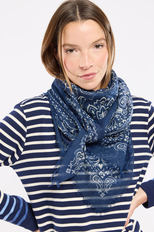 Grand bandana - laine - Le Comptoir Maritime - 1